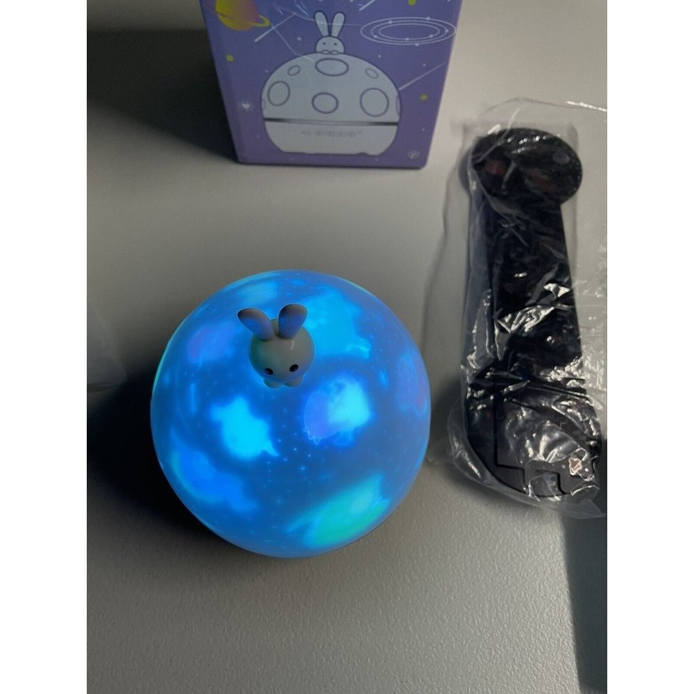 Night Light Projector for Kids, Baby Bunny Night Lamp with Musicbox